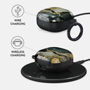 Northern Lights - Marble Samsung Galaxy Buds Pro Case 3