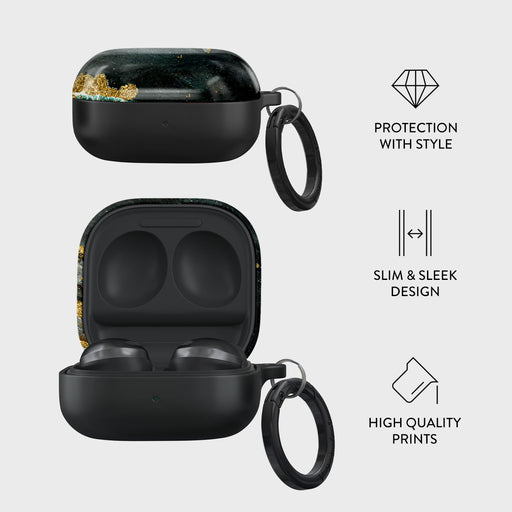 Northern Lights - Marble Samsung Galaxy Buds Pro Case 4