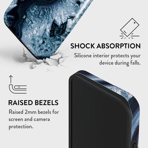 Frozen Lake - Gray Marble iPhone 14 Plus Case 8