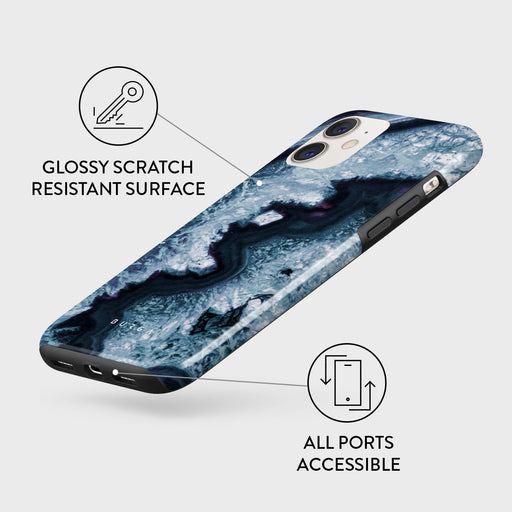Frozen Lake - Gray Marble iPhone 11 Case 7