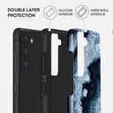 Frozen Lake - Gray Marble Samsung Galaxy S21 FE Case 2