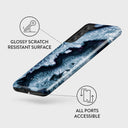 Frozen Lake - Gray Marble Samsung Galaxy S21 FE Case 3