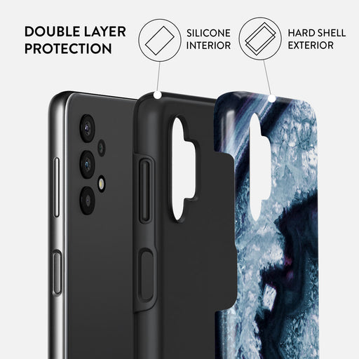 Frozen Lake - Gray Marble Samsung Galaxy A32 5G Case 2
