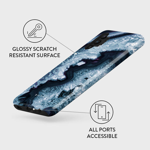 Frozen Lake - Gray Marble Samsung Galaxy A32 5G Case 3