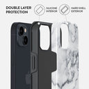 White Winter - Classy Marble iPhone 13 Mini Case 6