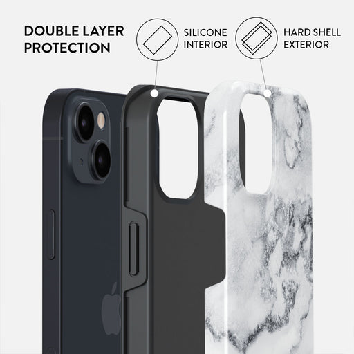 White Winter - Classy Marble iPhone 13 Mini Case 6