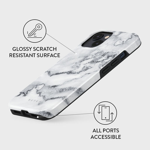 White Winter - Classy Marble iPhone 13 Mini Case 7