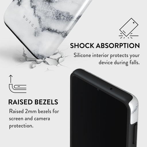 White Winter - Classy Marble Samsung Galaxy S21 FE Case 4