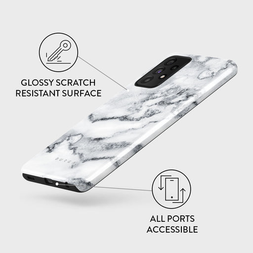 White Winter - Classy Marble Samsung Galaxy A52 / A52S 4G / 5G Case 3
