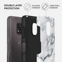 White Winter - Classy Marble Motorola Moto G Power 2021 Case 2