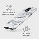 White Winter - Classy Marble Motorola Moto G Power 2021 Case 3
