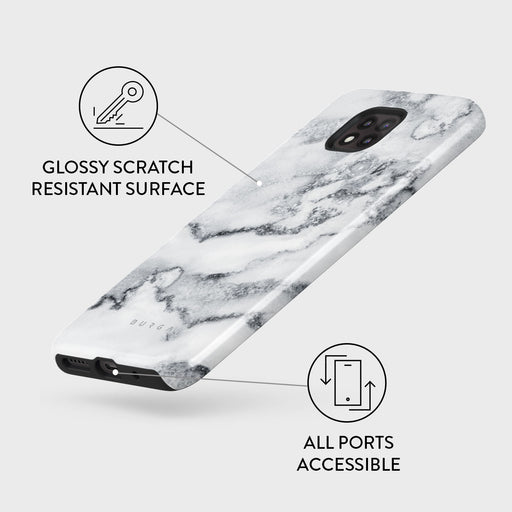 White Winter - Classy Marble Motorola Moto G Power 2021 Case 3
