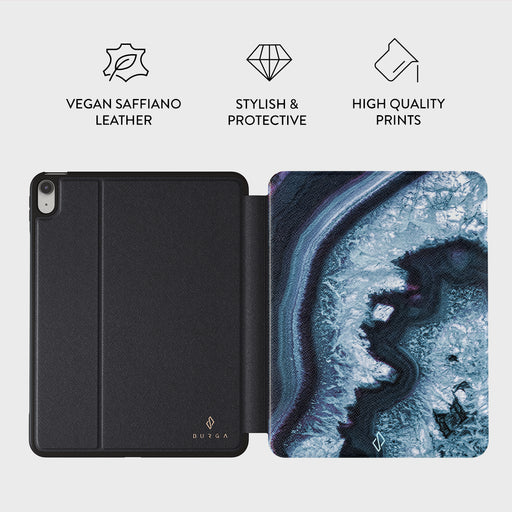 Frozen Lake - Gray Marble iPad 10.9 (A16/10th Gen) Case 3