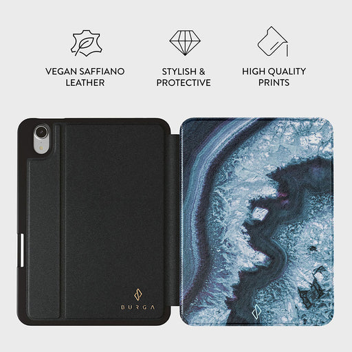 Frozen Lake - Gray Marble iPad Mini 8.3 (A17 Pro/6th Gen) Case 3